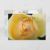 UAWG Yellow Rose RSVP Karte (Vorne/Hinten)