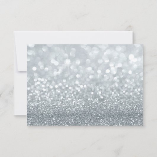 UAWG Your Day Glitzer Fab Silver RSVP Karte (Rückseite)