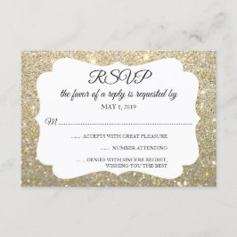 UAWG Your Day Glitzern Fab Gold RSVP Karte