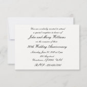 uAwg zum 30. Hochzeitstag RSVP Karte (Rückseite)