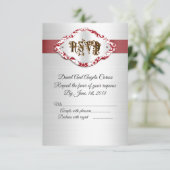 uAwg zum 50. Hochzeitstag Einladung (Stehend Vorderseite)