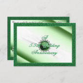 uAwg zum 55. Hochzeitstag Einladung (Vorne/Hinten)