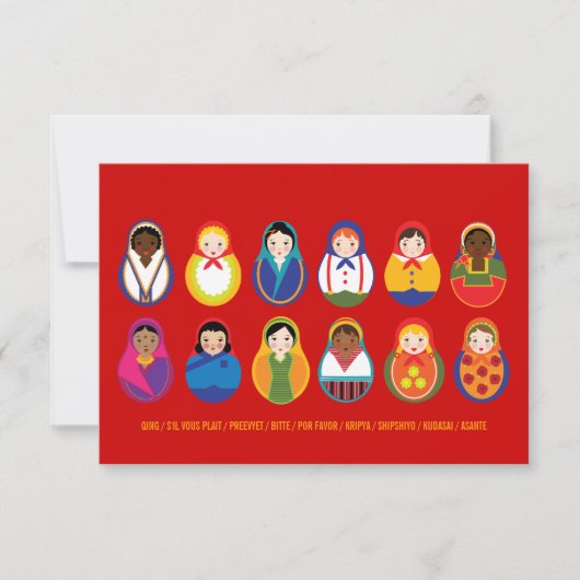 UAwg zum Thema Kultur und Diversity RSVP Karte (Vorderseite)