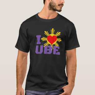 Ube Bae I Liebe Your Wway Philippines Filipino Foo T-Shirt