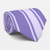Ube Color Strip Funky Muster Krawatte (Gerollt)