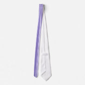 Ube Color Strip Funky Muster Krawatte (Rückseite)