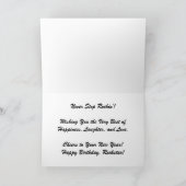 "Übe deinen Pianer!" Geburtskarte Karte (Innenseite)