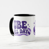 Ube den ganzen Tag Tasse (Vorderseite Links)