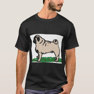 Ube der Pug Cartoon T-Shirt