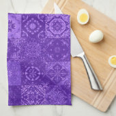 Ube Halaya Lila Geschirrtuch (Viertel Falte)