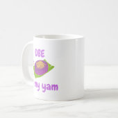 Ube ist meine Yam-Tasse Kaffeetasse (Vorderseite Links)