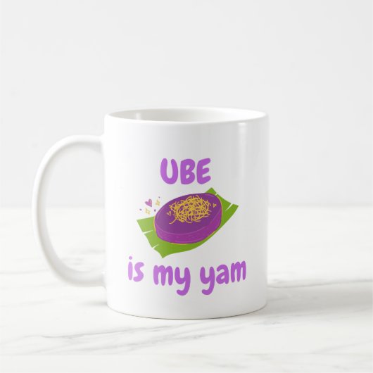 Ube ist meine Yam-Tasse Kaffeetasse (Links)