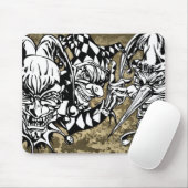 Übel, beängstigende Clowns Mousepad (Mit Mouse)