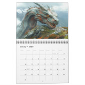 Übel Beängstigende Drachen Kalender (Jan 2027)