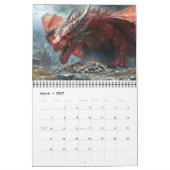 Übel Beängstigende Drachen Kalender (Mär 2027)