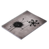 Übel Blume Bug Vintag Notizblock (Linke Seite)