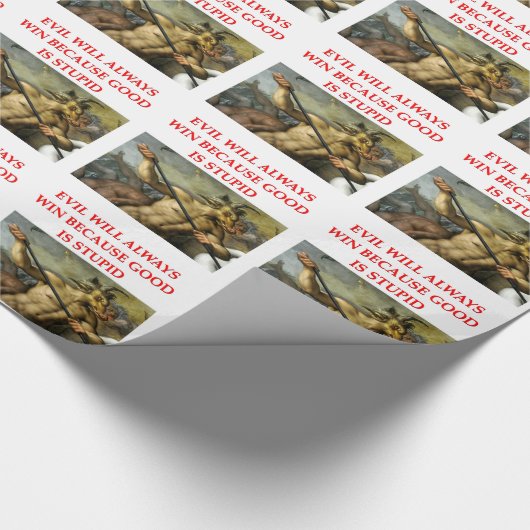 Übel Geschenkpapier (Ecke)