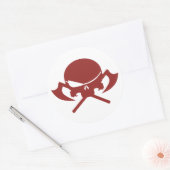 Übel I Runder Aufkleber (Umschlag)