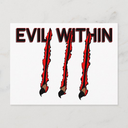 Übel im Inneren Postkarte (Vorderseite)