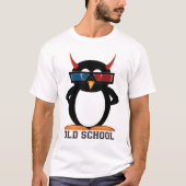 Übel Penguin™ der alte Schule3d T-Shirt (Vorderseite)