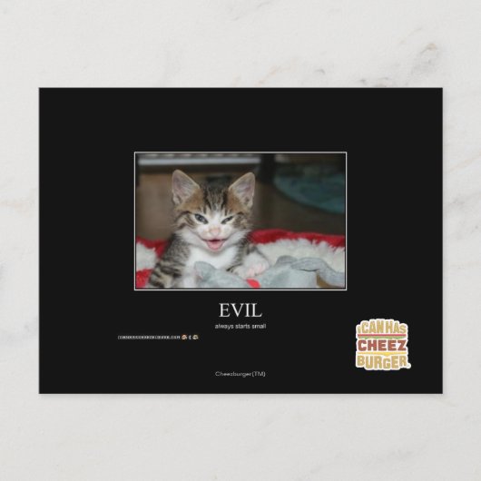 Übel Postkarte (Vorderseite)