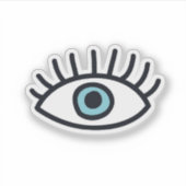 Übeles Auge Aufkleber (Vorderseite)