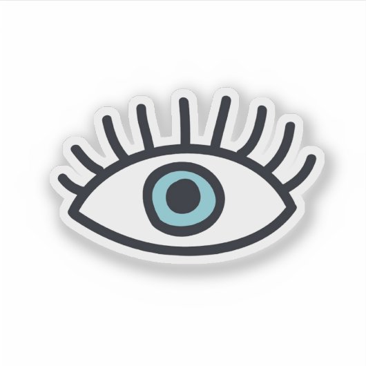 Übeles Auge Aufkleber (Vorderseite)