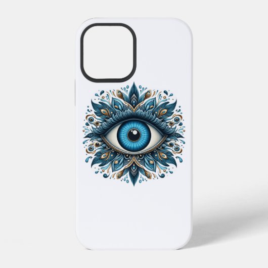 Übeles Auge iPhone Hülle (Rückseite)