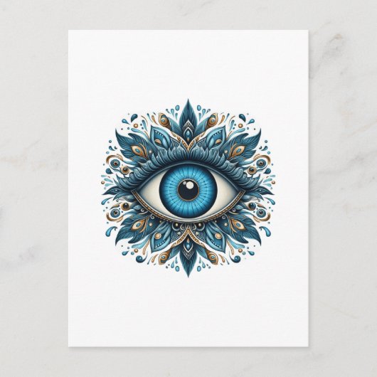 Übeles Auge Postkarte (Vorderseite)