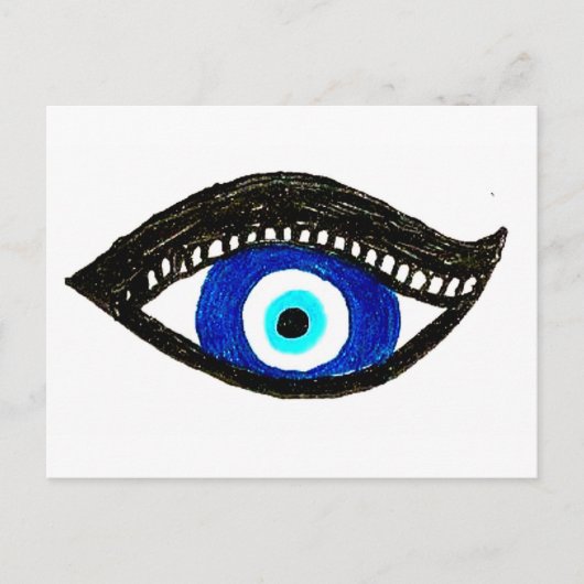 Übeles Auge Postkarte (Vorderseite)