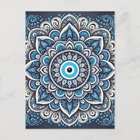 Übeles Auge Postkarte (Vorderseite)
