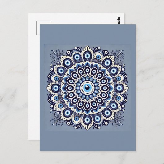 Übeles Auge Postkarte (Vorne/Hinten)