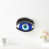 Übeles Auge Runde Wanduhr (Zuhause)