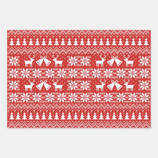 Übeles Pullover Geschenkpapier Set (Vorderseite)