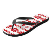 Übeles Pullover Weihnachten Badesandalen (Schrägansicht)