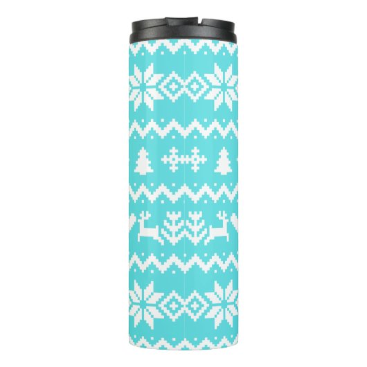 Übeles Pullover Weihnachten Thermosbecher (Rückseite)