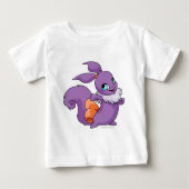 Übell Lila Baby T-shirt (Vorderseite)