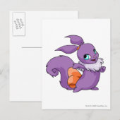 Übell Lila Postkarte (Vorne/Hinten)