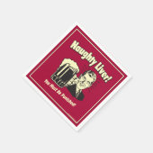 Übeltäter: Man muss bestraft werden Serviette (Ecke)