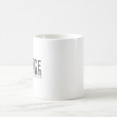 üben Klaviertastatur motivierend Typografie Kaffeetasse (Mittel)
