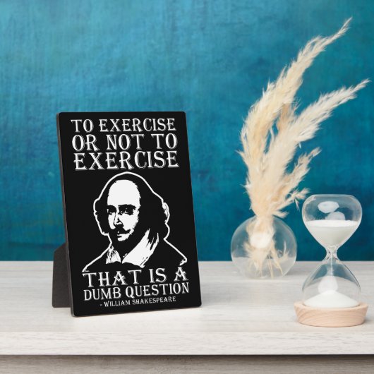 Üben oder nicht ausüben? - Shakespeare Fotoplatte (Seite)