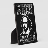 Üben oder nicht ausüben? - Shakespeare Fotoplatte (Seite)