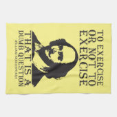 Üben oder nicht ausüben? - Shakespeare Küchentuch (Horizontal)