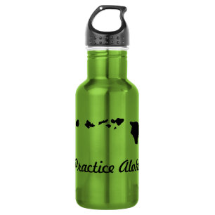 Üben Sie Aloha Wasserflasche