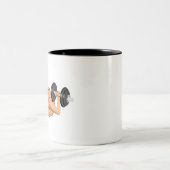 Üben Sie das Gehirn aus Zweifarbige Tasse (Mittel)