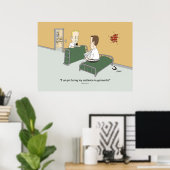 Üben Sie das Poster für Öffentlichkeitsarbeit. (Heimbüro)