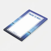 Üben Sie die PAUSE, um Gebetsanträge zu machen Post-it Klebezettel (angewinkelt)