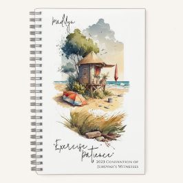 Üben Sie Geduld Tropical Beach 2023 Convention Notizblock