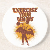 Üben Sie Ihre Dämonen Getränkeuntersetzer (Vorne)