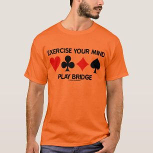 Üben Sie Ihre Sinnesspiel-Brücke aus (vier T-Shirt